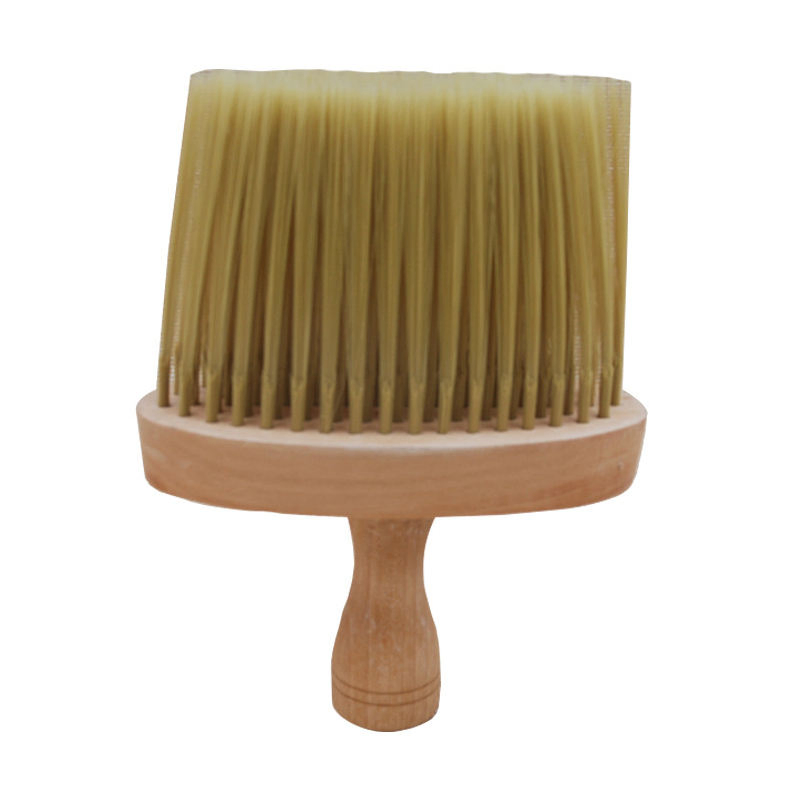 Private Label Detangling Hair Brush Wooden Facial Cleansing Detangler Brush Barber Neck Duster Beard Shaving Brush