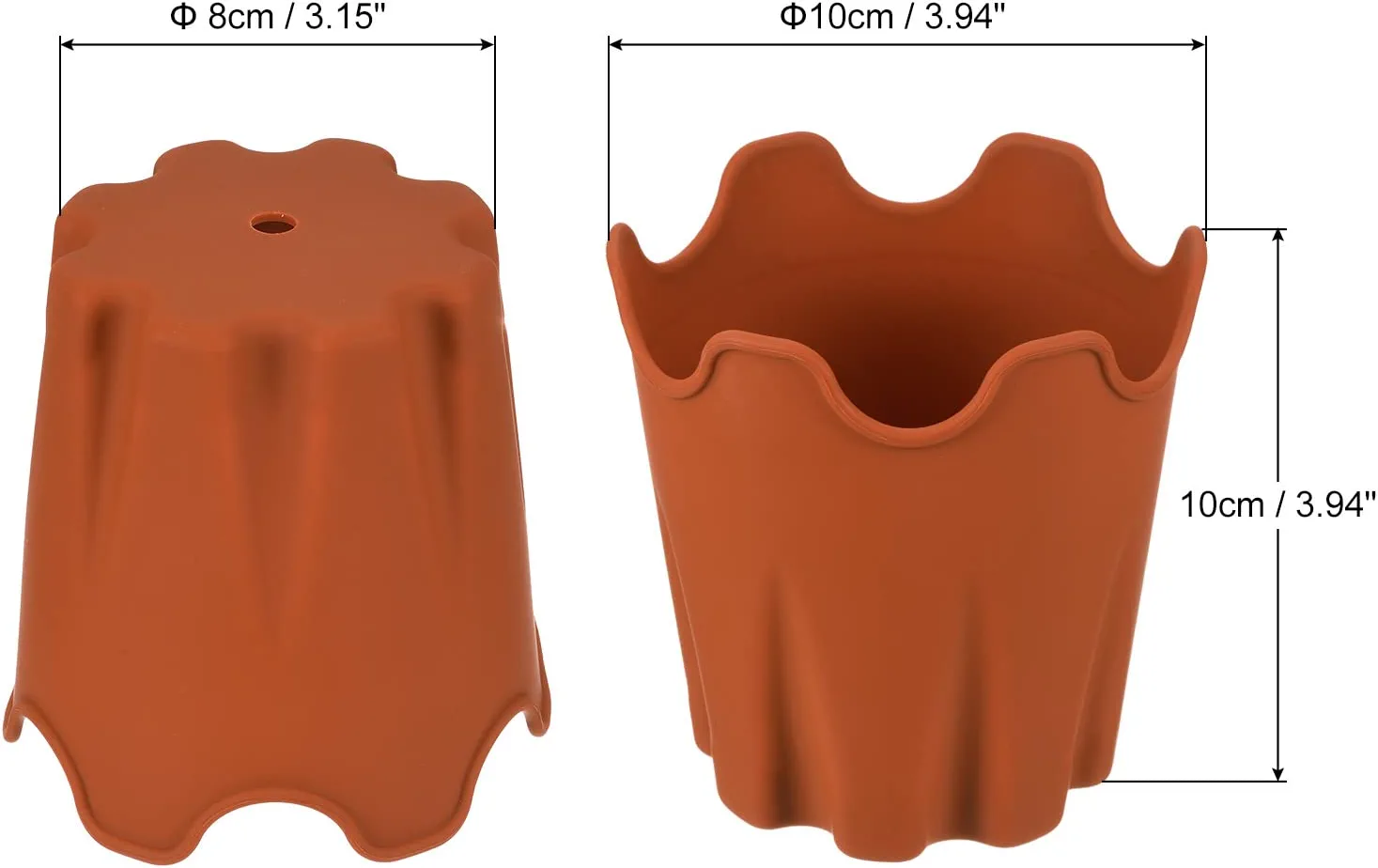 Горшок для растений силиконовый круглый 10 см