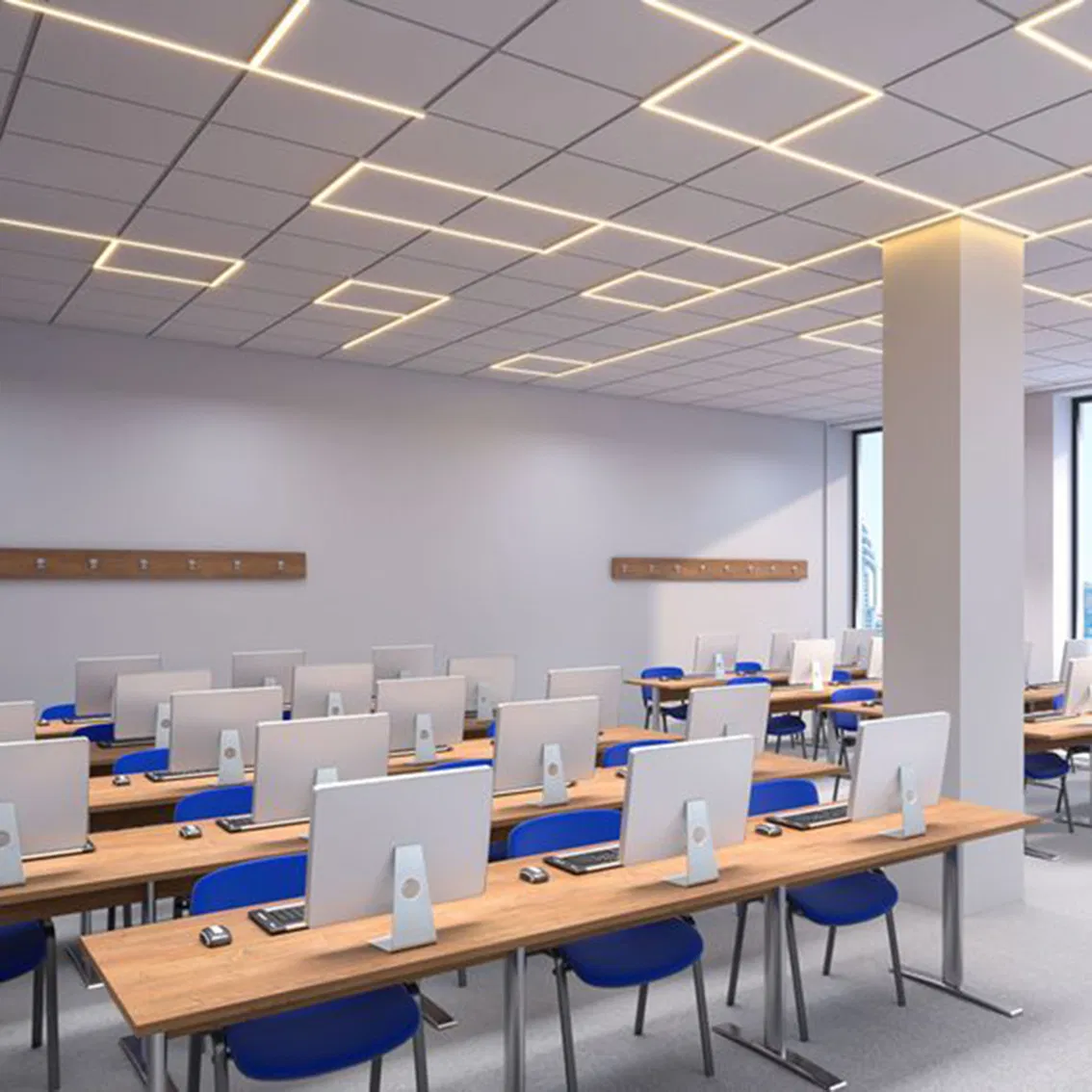 Chic Acoustic Aluminum Metal Ceiling Panel Soundproof Aluminium Acoustic Panel Ceiling Covering Ceiling Decoration