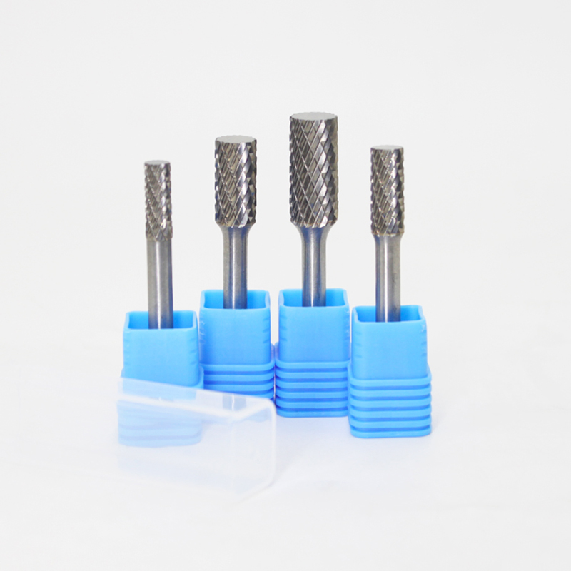 Mic Recommended Suppliers 3X6mm Double Cut Abrasive Burr Grinder Bits Tungsten Carbide Cylinder Flat End Carbide Burs