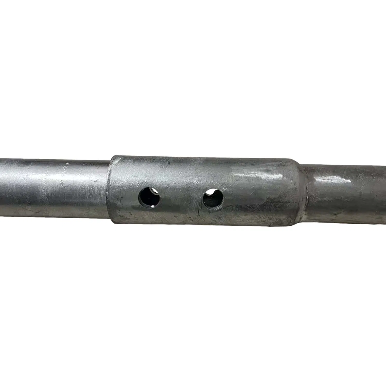 Solution Galvanized Steel Coupler Connected Extension Double Helix Helical Screw Pile Foundation