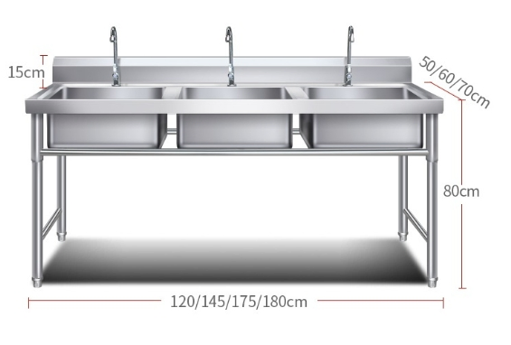 Stainless Steel Assembly Sliding Door Table, Kitchenware for Hotels and Restaurants and Factory Kitchen Equipment
