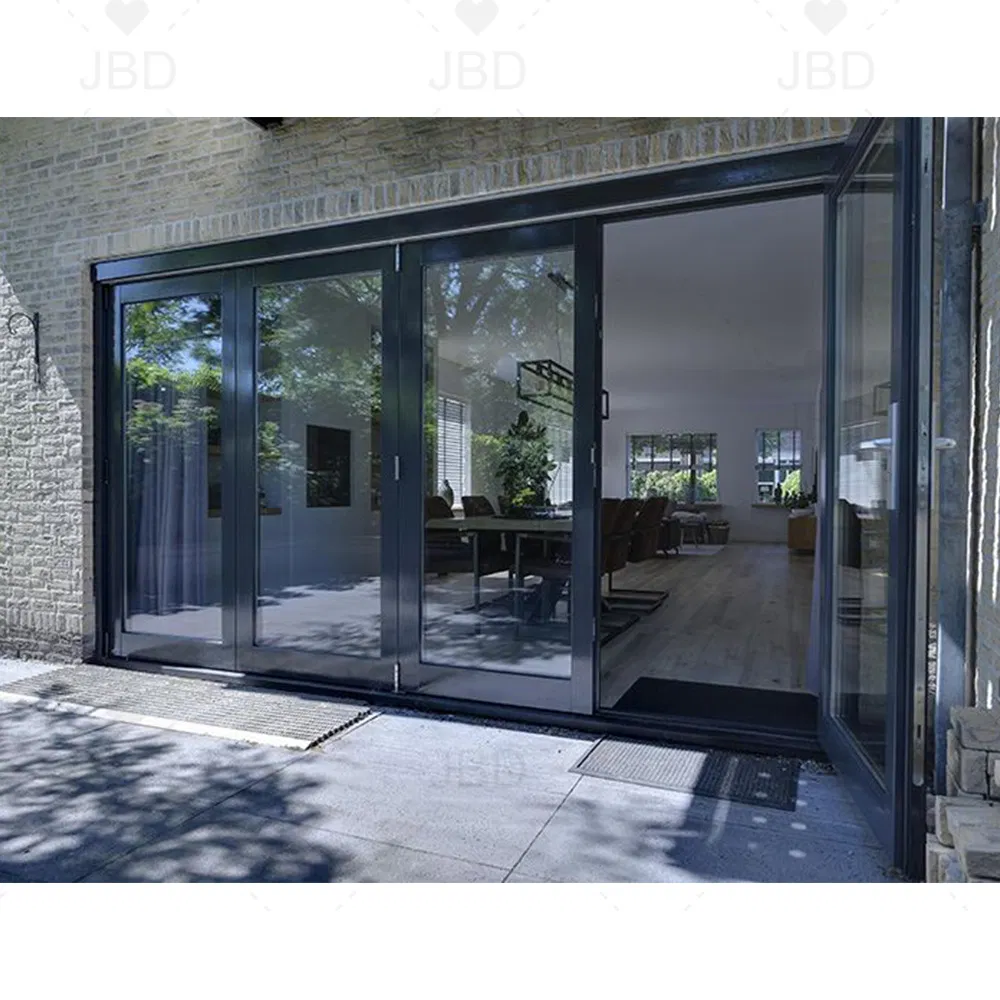 Premium Decorative Glass Folding Door for Luxury Spaces