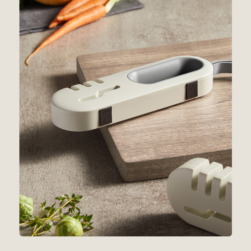 Ds-2586 Hot Sale Sharp Knife Stone Sharpening Tool Kitchen Gadget Stainless Steel Knife Sharpener Portable Manual Grinding Knife Tool