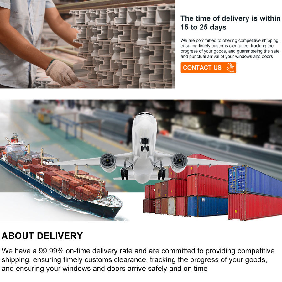 Wanjla North America Patio Exterior Plastic Accordion Folding Patio PVC Door