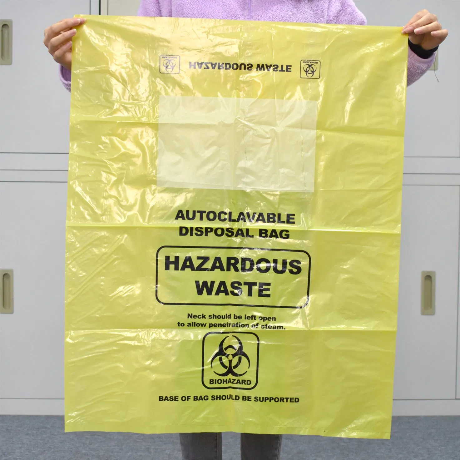 Biohazard Plastic Waste Bag China Biohazard Medical Specimen Bag