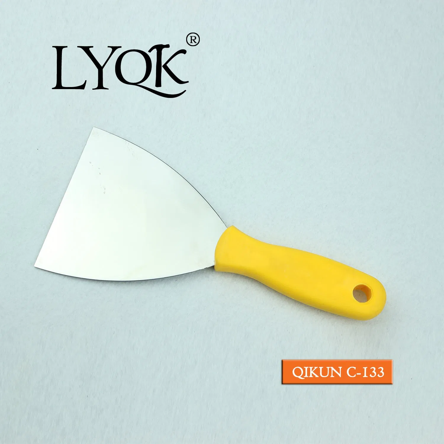 C-132 Construction Decoration Paint Hand Tools Plastic Handle Mirror Polished Stainless Steel Scraper