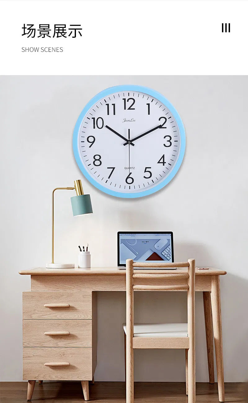 10 Inch Silent Simple Decor Simple Bedroom Living Room Home Wall Clock