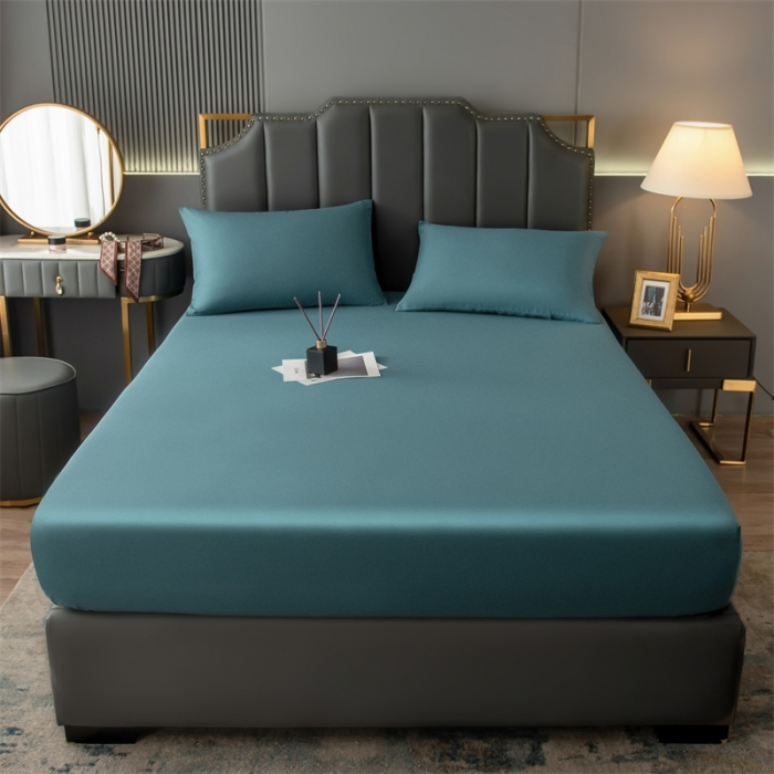 Polyester Waterproofing Bedding Set Reversible Fleece Cover Mattress Protector