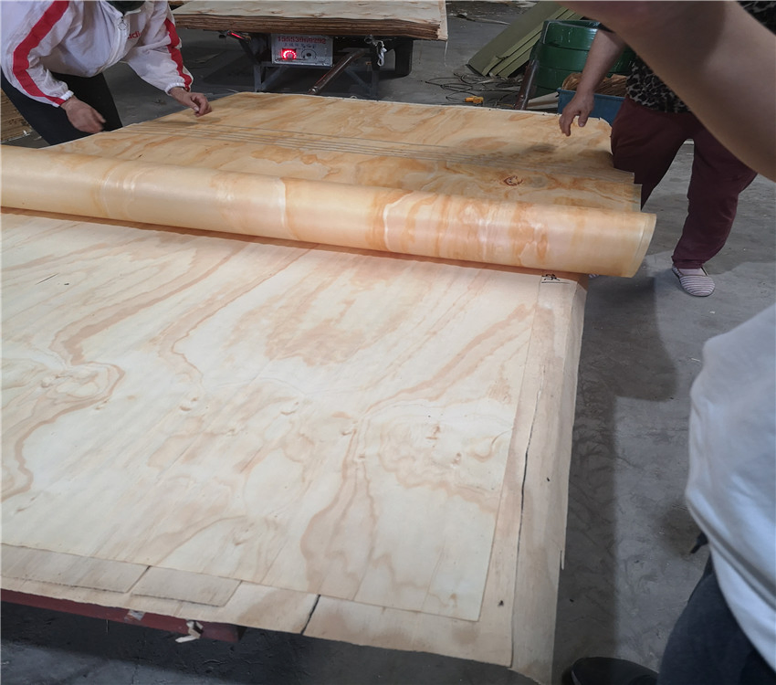 Hot Sales China Manufacturer Pine Core Layers Grade Bb / Cc Pine Veneer for Plywood