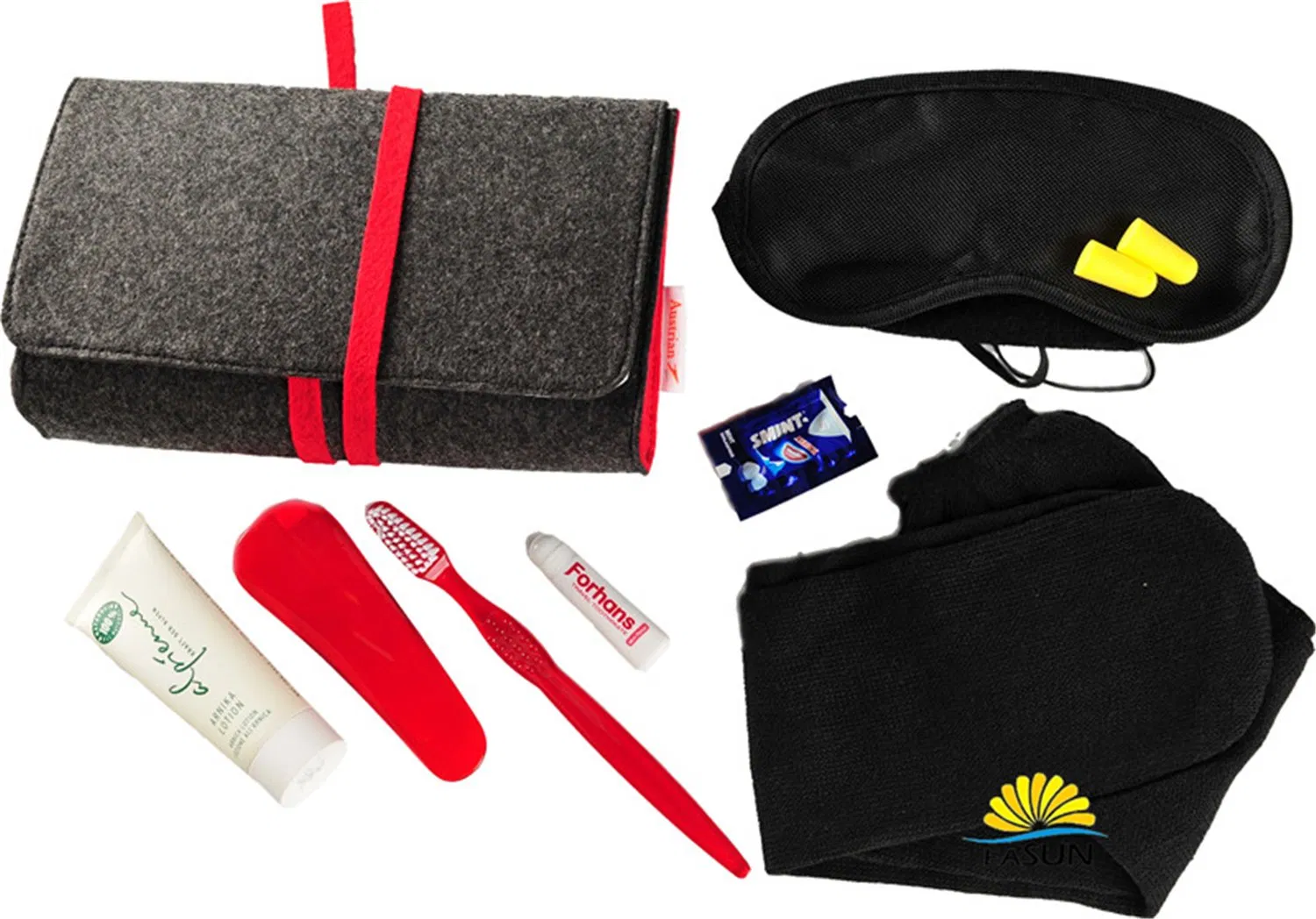 Toothbrush Traveling Kit Travelling Sleeping Kit Cosmetic Brush Kit Travel Sleeping Kit