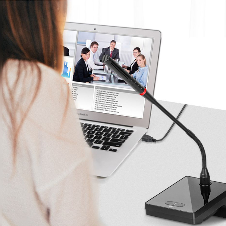 Audio Wired Video Conference System Gooseneck USB Microphone Desktop Condenser Microphone