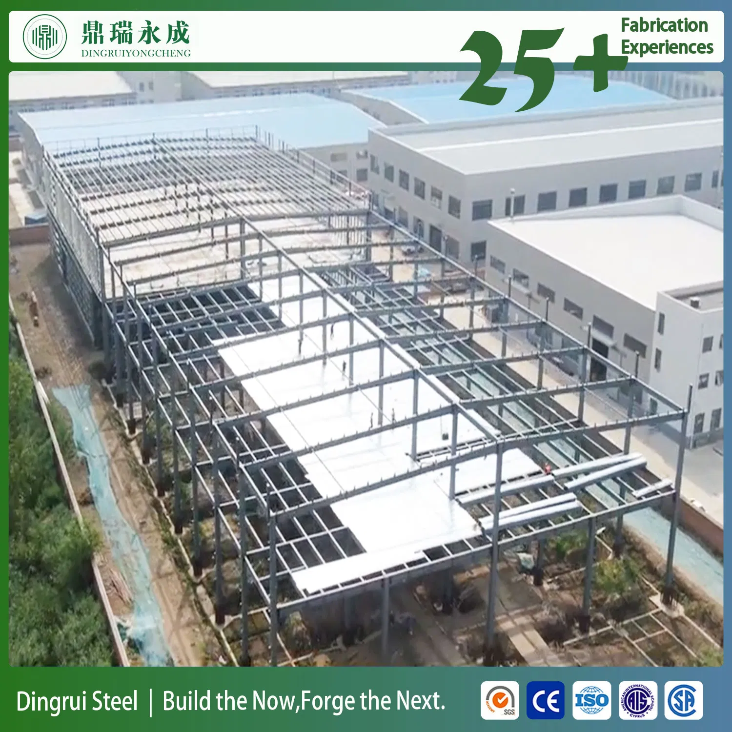 Light Steel Prefabricated Building Steel Structure Warehouse Steel Frame Construction Durable Light Steel Prefabricated Warehouse for Efficient Storage Solution