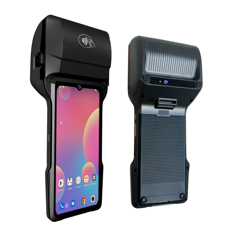 POS-T6 Ocom Handheld Android POS Terminal with Thermal Label and Receipt Printer