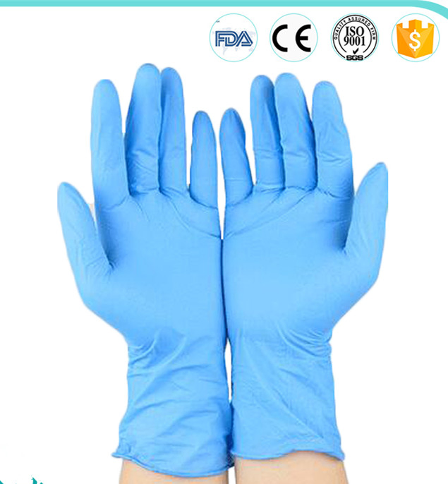 Nitrile Exam Gloves Purple Powder Free Disposable Hand Protective Glove