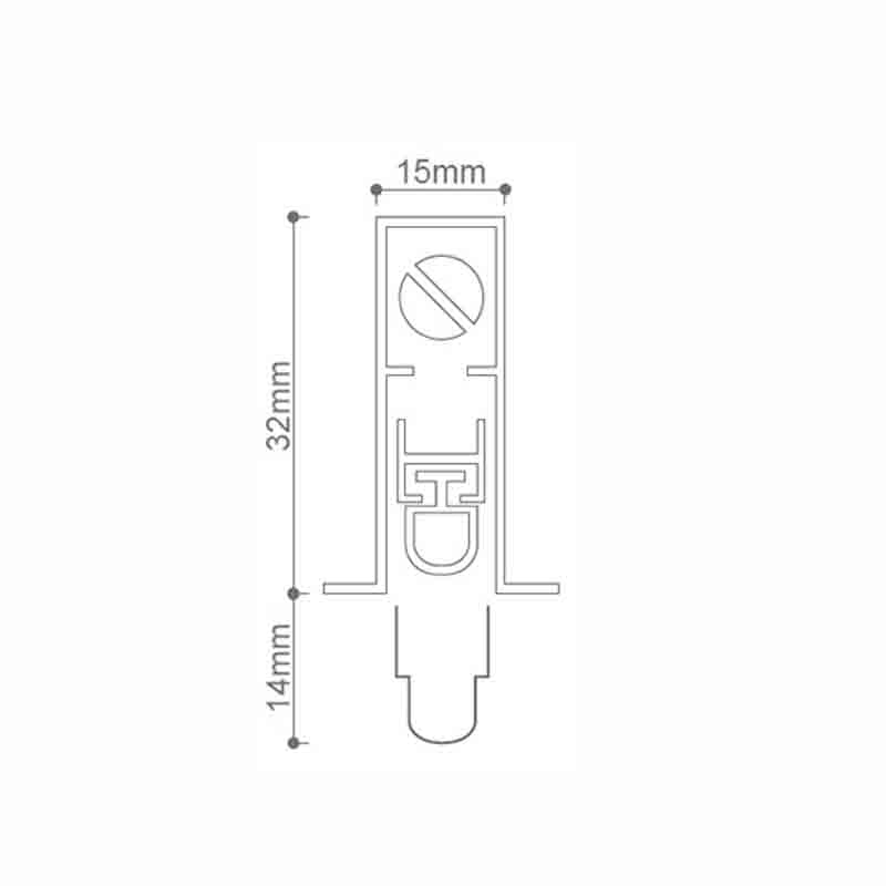 Automatic Drop Down Morticed Door Bottom Seal