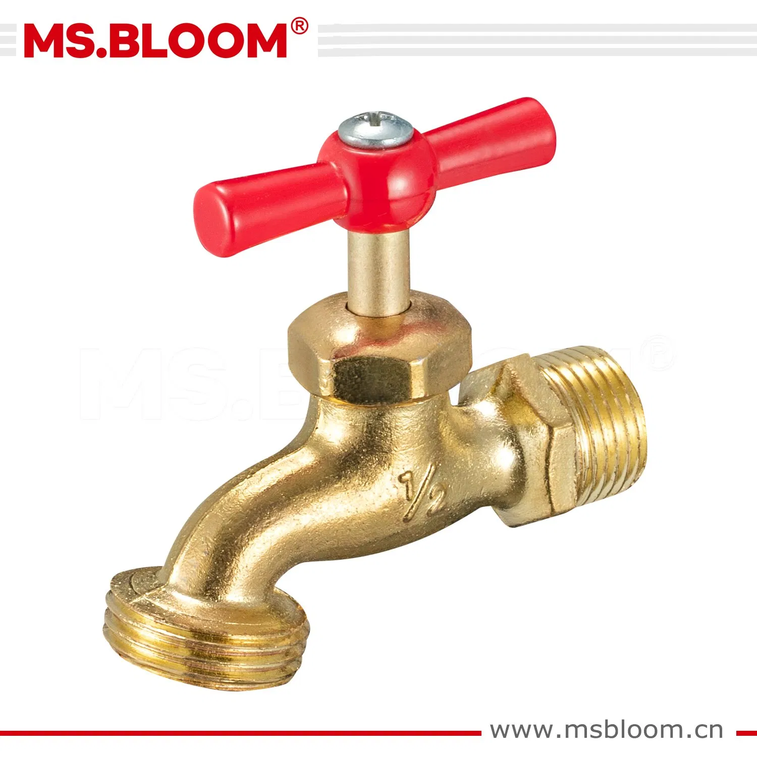 Латунный кран для биде с подъемным рычагом