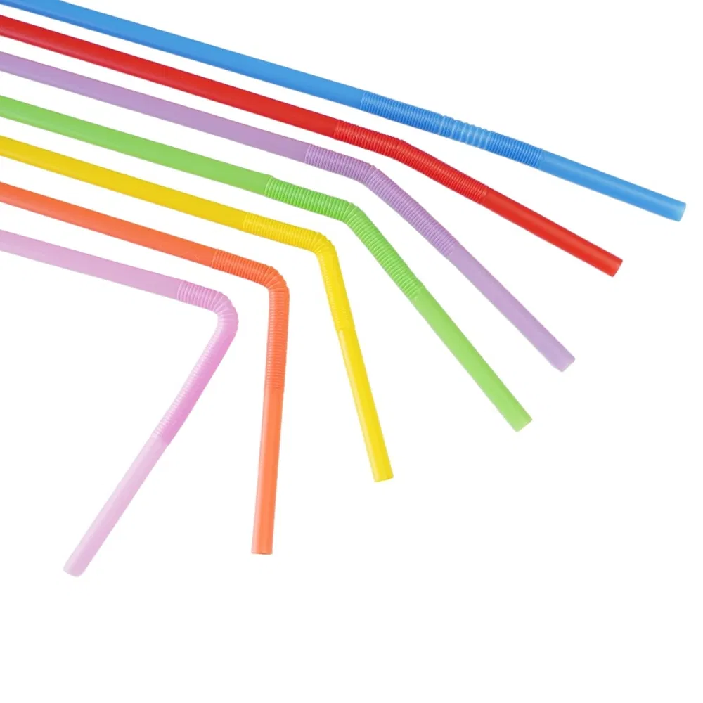 Multiple Diameters Available Custom Colored Eco Artistic Plastic Straws for Sustainable Drinking