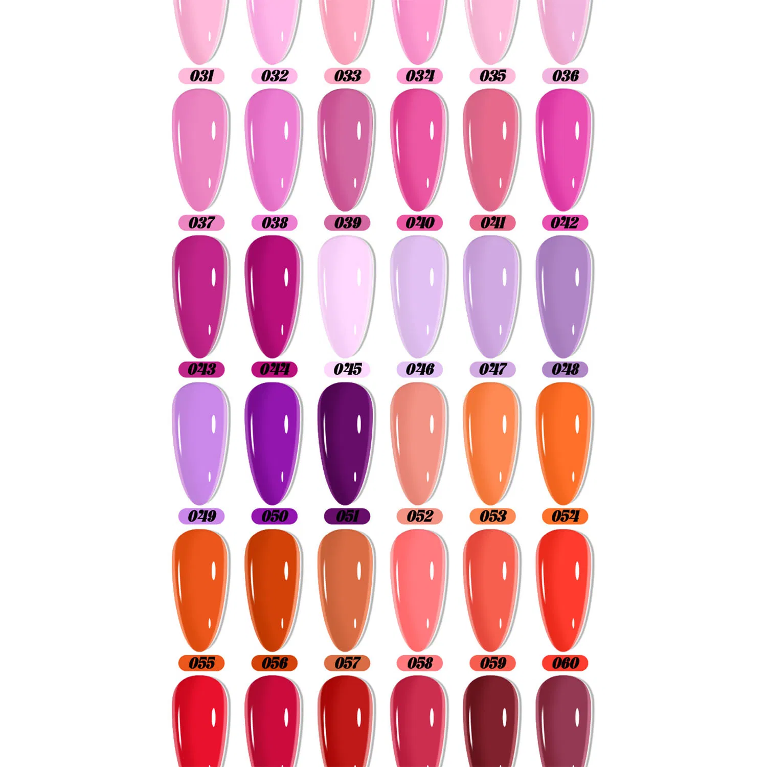 120-Color Plastic Bottle Gel Nailpolish Custom Selection Set, Nail Art Gel Polish