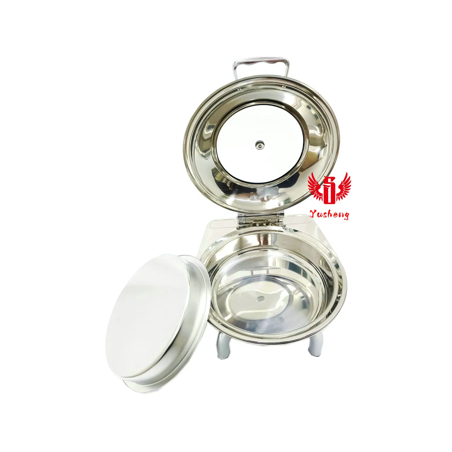 Visible Lid Hydraulic Round Bracket Chafing Dishes China Offer Directly Buffet Dish