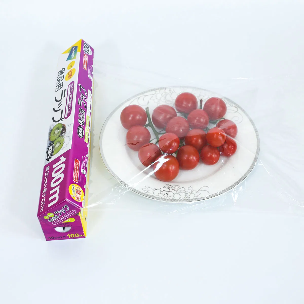 Custom Good Barrier Safe Food Grade Cling Film Anti Fogging PVDC Cling Film
