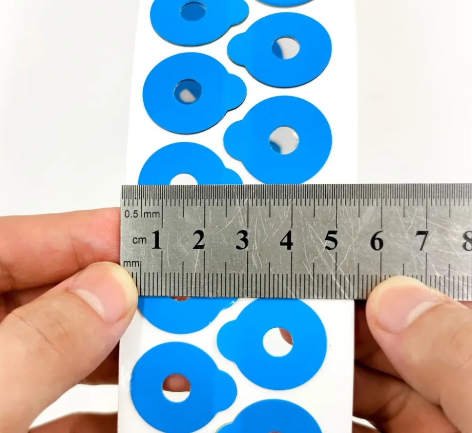 High Quality Blue Optical Glasses Lens Blocking Pads Transparent Anti Slip Pads Eyeglasses Accessories