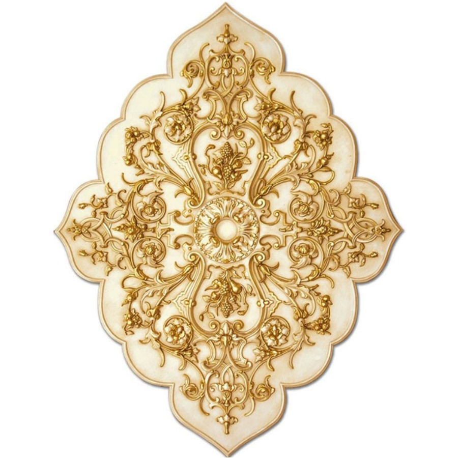 Banruo Polyurethane Panels Medallion for Ceiling Decoration