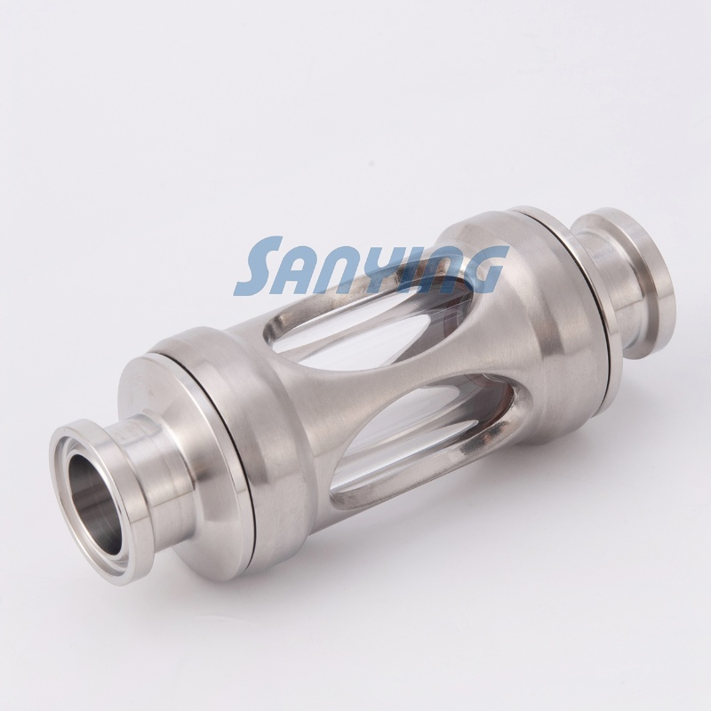 Casting 304/316L DN25 Heat-Resistant Sight Glass Tubular Sanitary Mirror with Factory Price