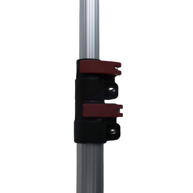 12FT 3.7m Telescopic Extension Pole with Metal Tip