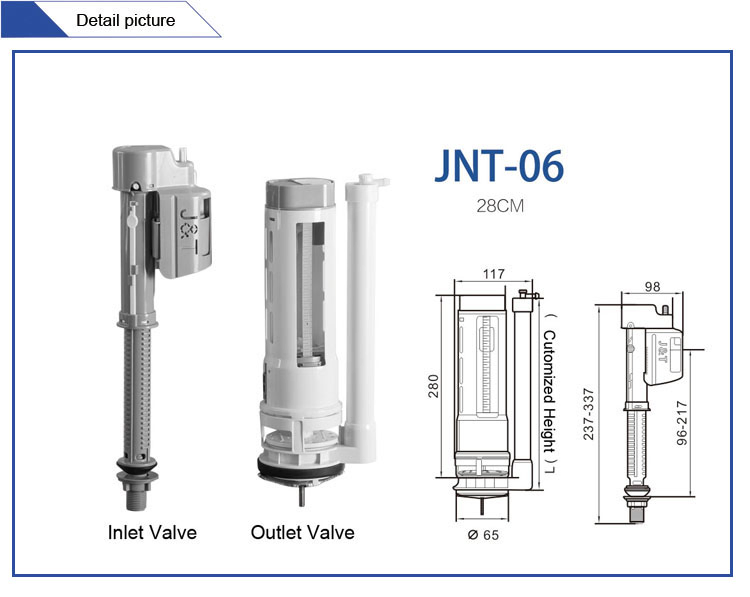 One Piece Toilet Inlet Valve