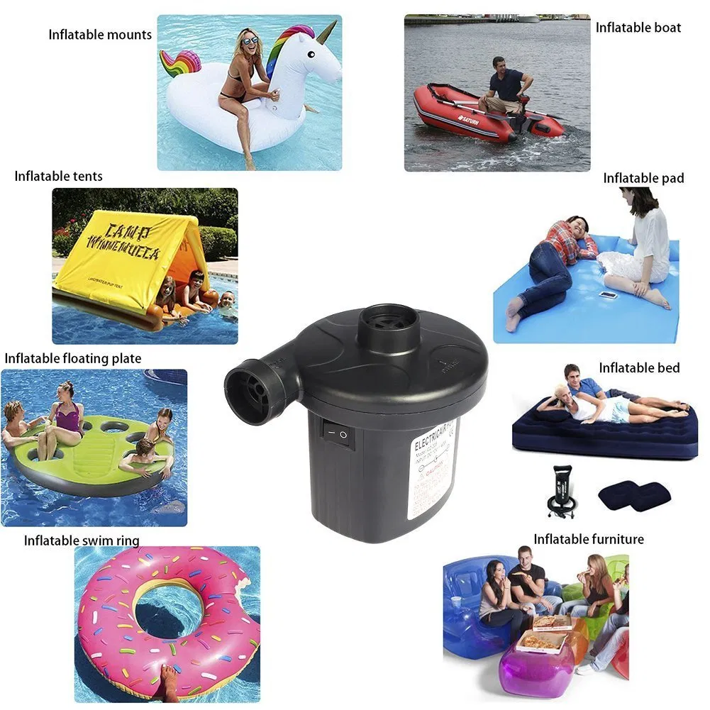 Hot Sale Pool Floats Inflatable Pool Inflator Deflator Outdoor Electric Air Pump