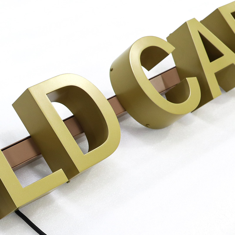 Custom Metal Back Lit Channel Letter for Advertising and Decoration