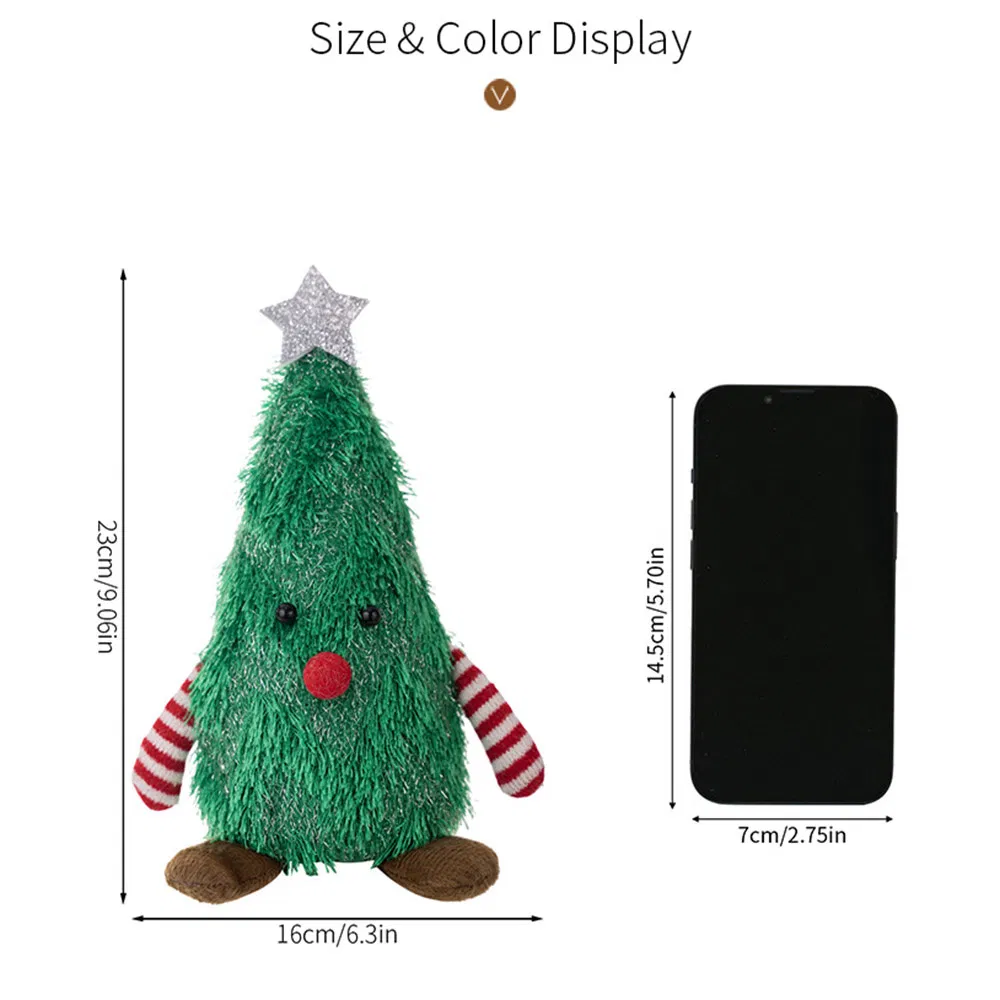 Новогодняя ёлка со светодиодной подсветкой, белая