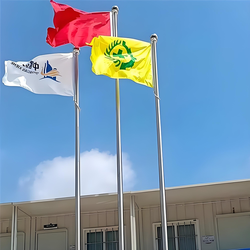 20FT Automatic Detachable Stainless Steel Ground Flagpole for Outdoor Use