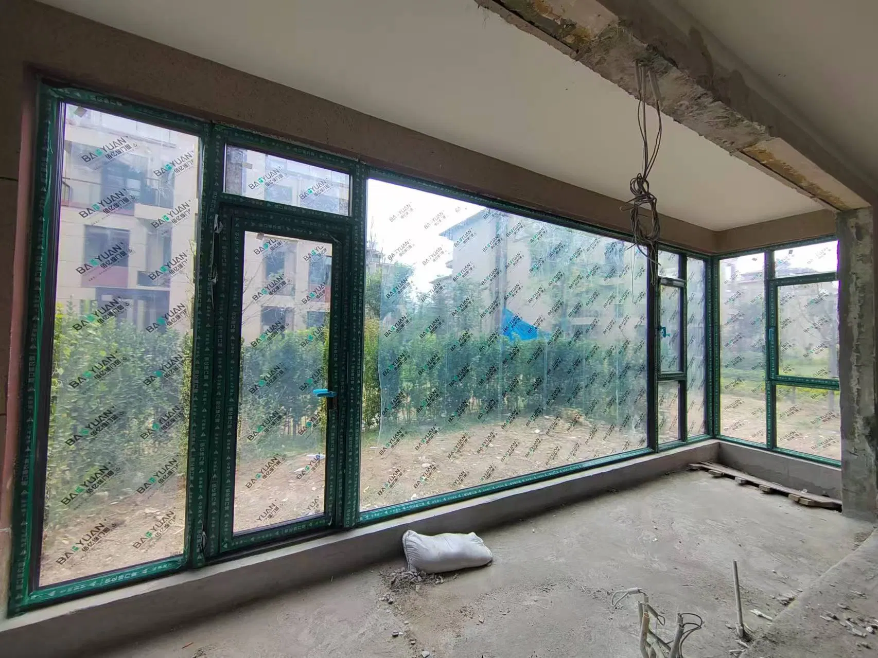 Canada American Standard Glass Casement Window Fixed Glass Metal Window