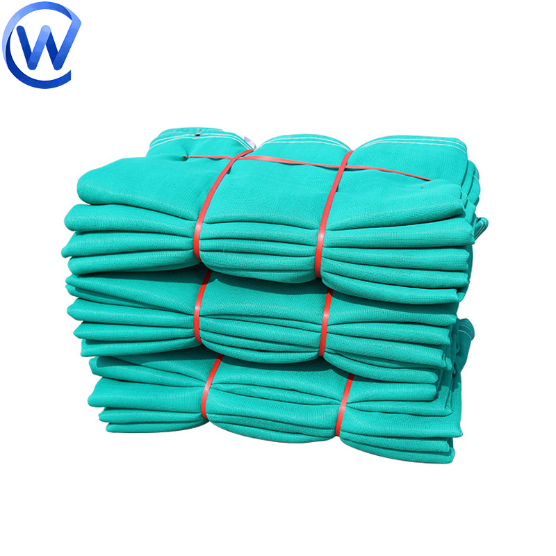 Supply Green Construction Woven Windbreak Scaffolding Shade Net 50mtr Roll Price for Construction