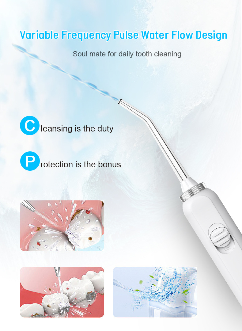 Family Braces Teeth Cleaning 600ml Teeth Oral Irrigator Dental Water Flosser