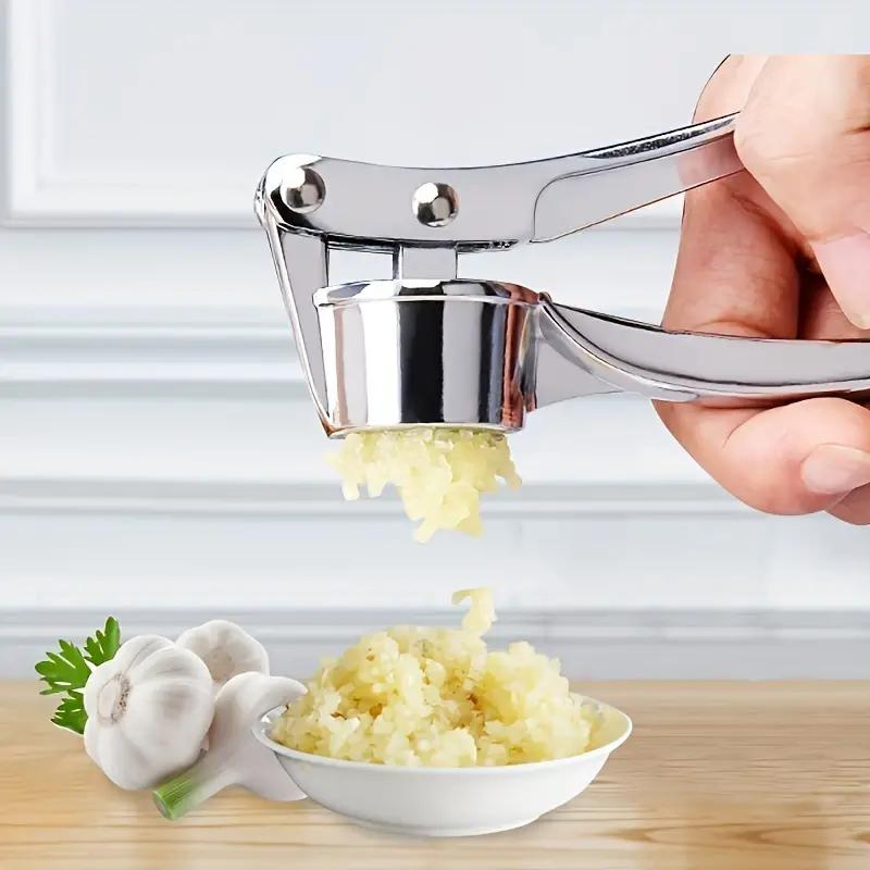 New Multifunctional Stainless Steel Garlic Press Washable Kitchen Tool