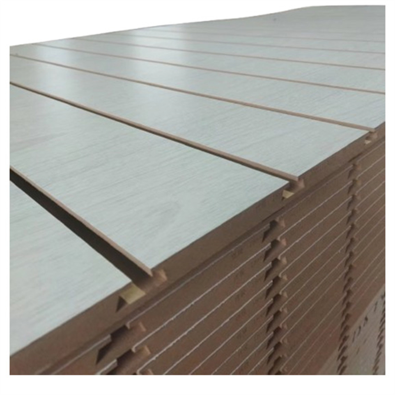 Slat Wall Board Slat Wall Panel Good Price Melamine Slotted MDF