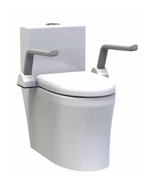 Поручень для унитаза стальной складной