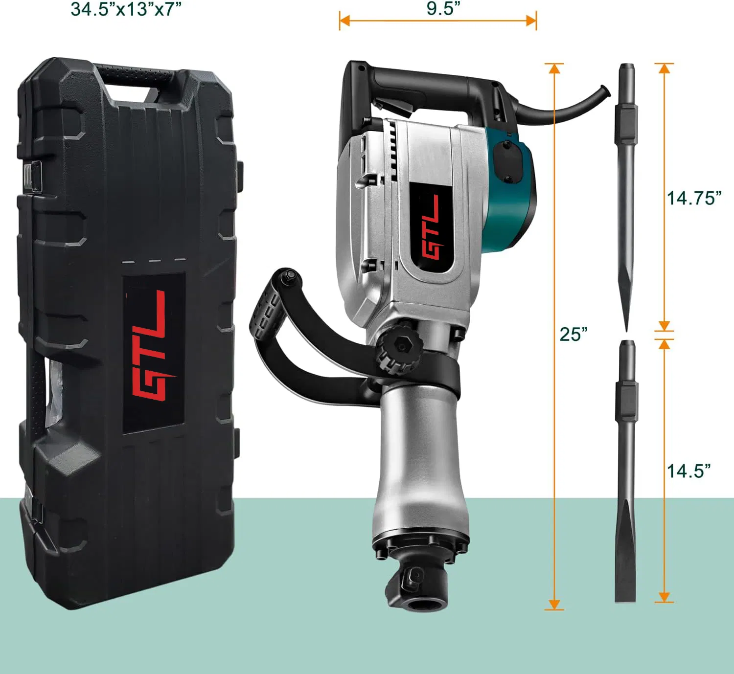 Отбойный молоток GTL 1600W HD040