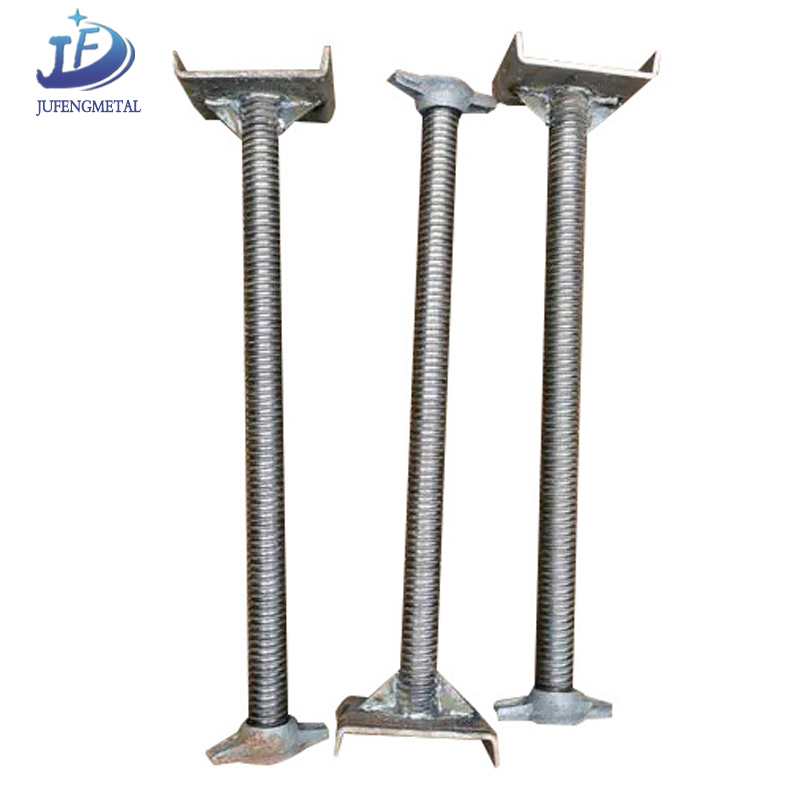 Galvanized Adjustable Steel U Fork Head Jack for Shoring Prop Construction