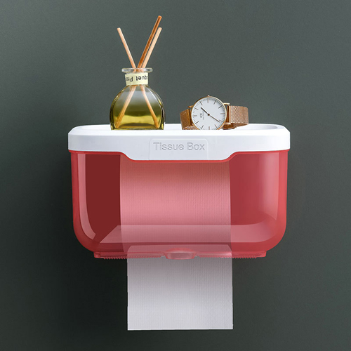 Multifunction Creative Wall Mount Waterproof Toilet Tissue Storage Box