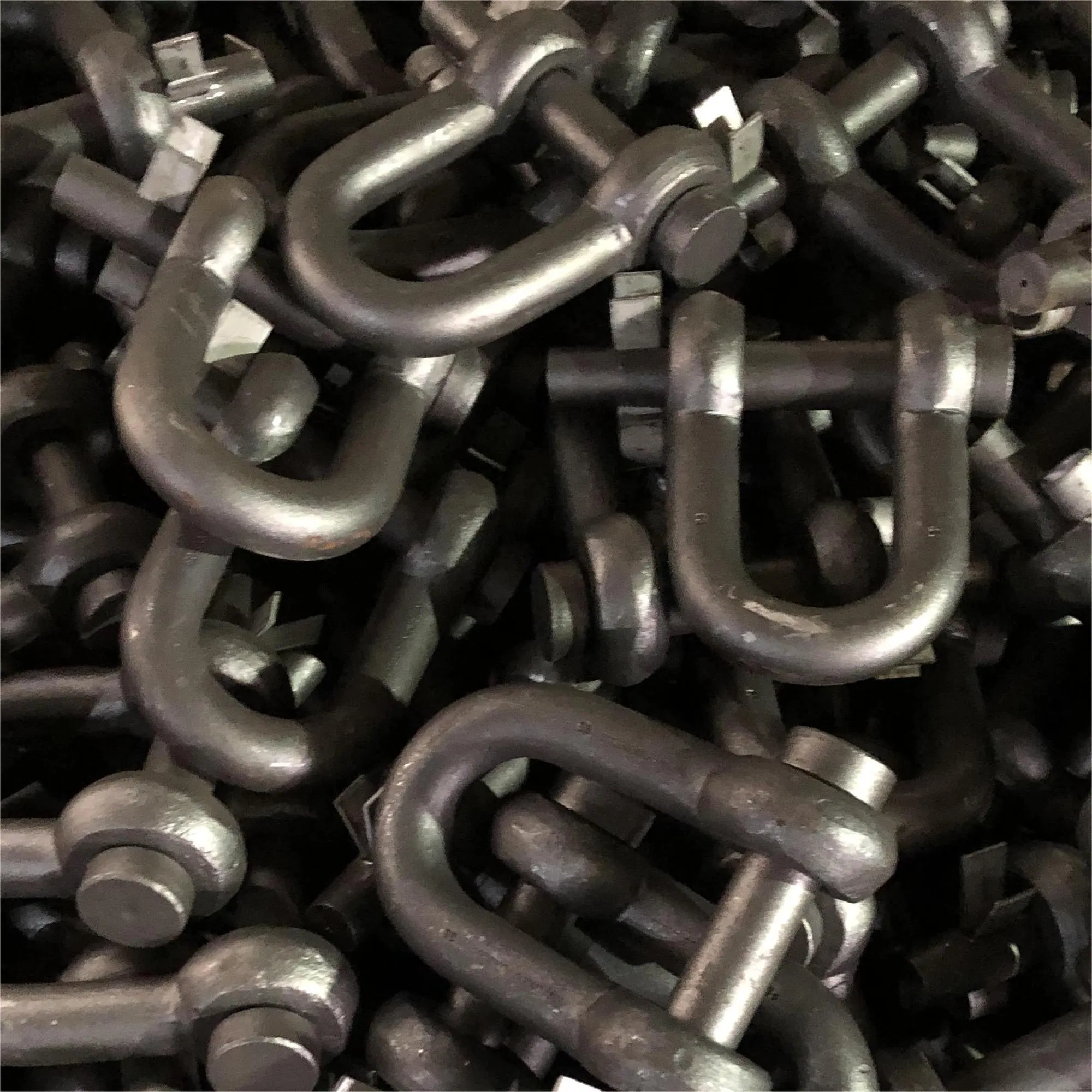 JIS Type Hot DIP Galvanized 3'' Dee Free Forged Shackle for Lifting