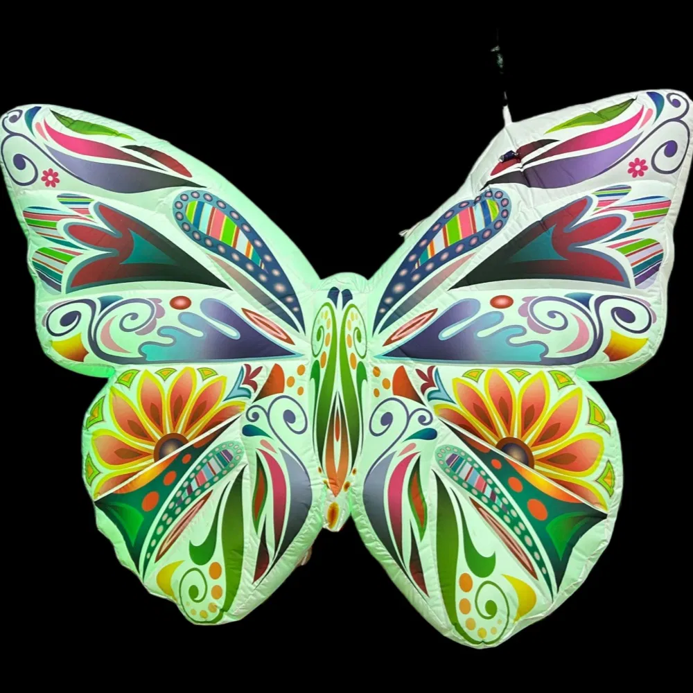 Music Festival Custom Inflatable Butterfly Wing for Event Show