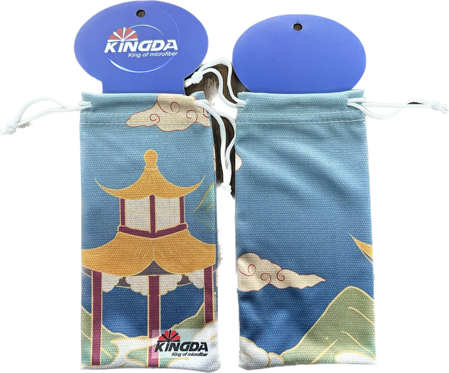 Microfibre Drawstring Eyewear Sunglasses RPET Pouch Series-2-8