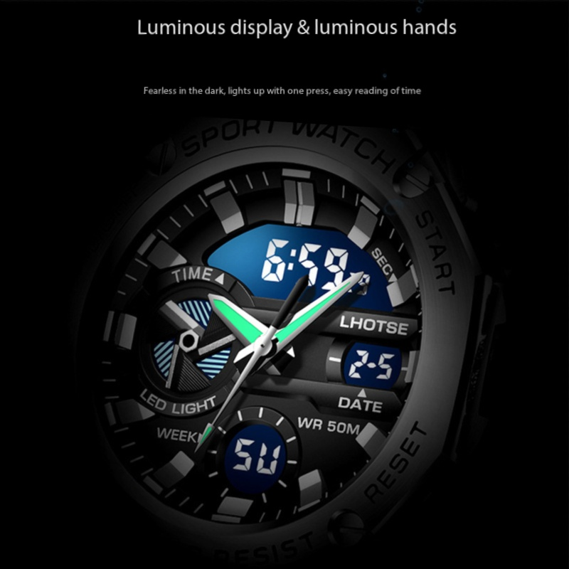 Waterproof Wristwatch Male Clock Relogio Masculino Business Multifunction Sports Watch G Series Shock Style Leather Bracelet Transparent Double Replica Clone