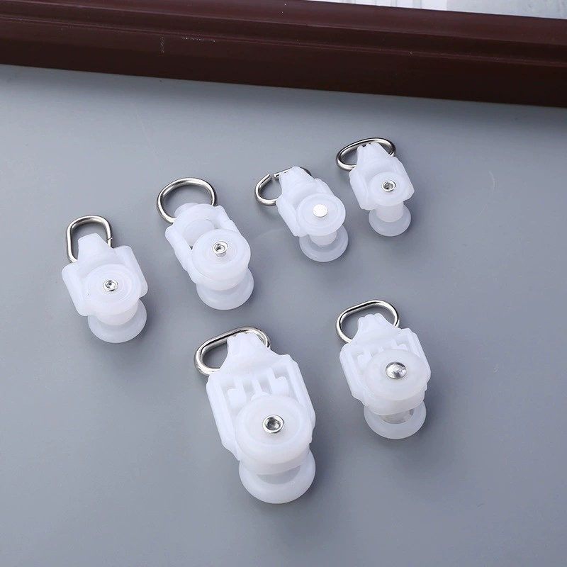 Heavy-Duty Curtain Pulleys, Thickened Steel Core Load-Bearing