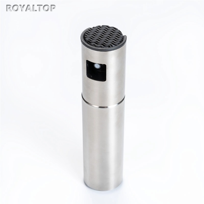 Kitchen Stainless Steels Spray Dispenser Cooking Camping BBQ Baking Roasting 120ml Olive Oil Sprayer Lead-Free Glass Bottle