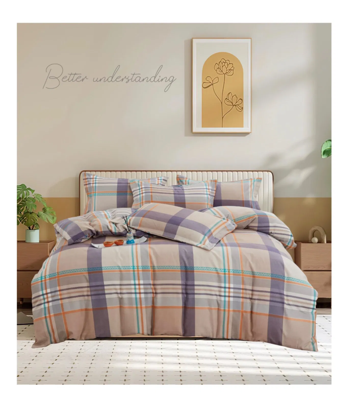 Vibrant Polyester Home Dé Cor Set for Elegant Interiors